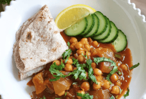AUBERGINE & CHICKPEA CURRY