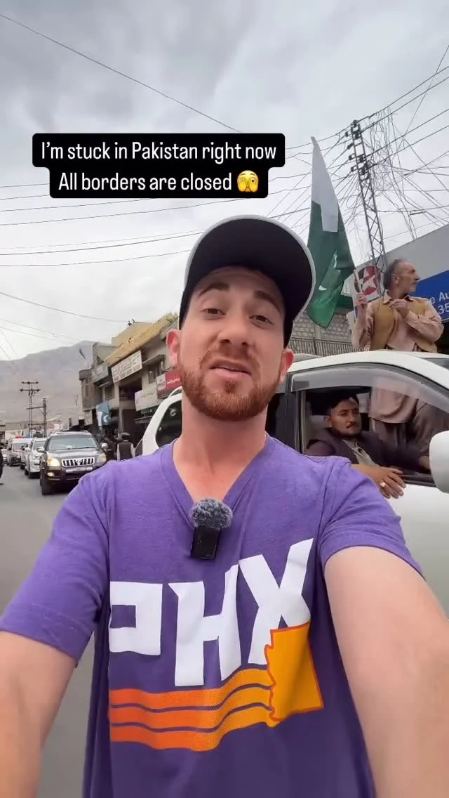 I’m stuck in Pakistan right now due to the conflict with India, and all airports are closed. I love this country and excited to continue exploring the Northern regions until I can get out - stay safe @drewbinsky

Make peace, not war 🇵🇰🤝🇮🇳