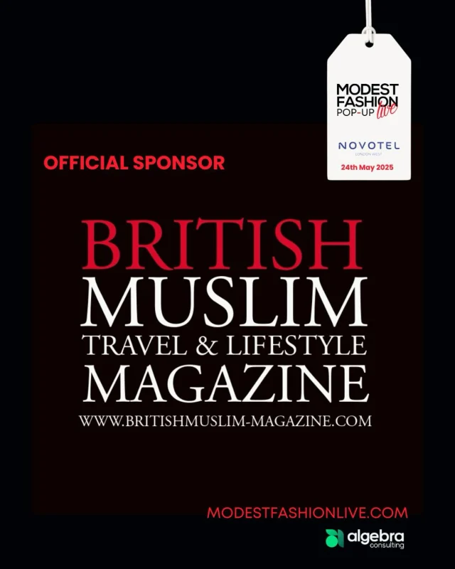 We’re Official!

We’re proud to announce that British Muslim Travel & Lifestyle Magazine is the OFFICIAL SPONSOR of the Modest Show Live!

Join us on 24th May at Novotel for a powerful celebration of modest fashion, culture, and creativity. Expect a vibrant marketplace of modest brands — all under one roof!

Don't miss out — register your attendance today at:
www.modestfashionlive.co.uk (link in Bio)

Let’s come together to uplift modest fashion and make history. 

See you there!

#ModestShowLive2025 #BritishMuslimLifestyle #ModestFashionRevolution #HalalTravelGoals #FaithAndFashion #MuslimStyleMatters #ModestLuxury #RepresentationMatters #MuslimCreators #HalalLiving #EmpoweredElegance #UmmahUnite #ModestyMovement