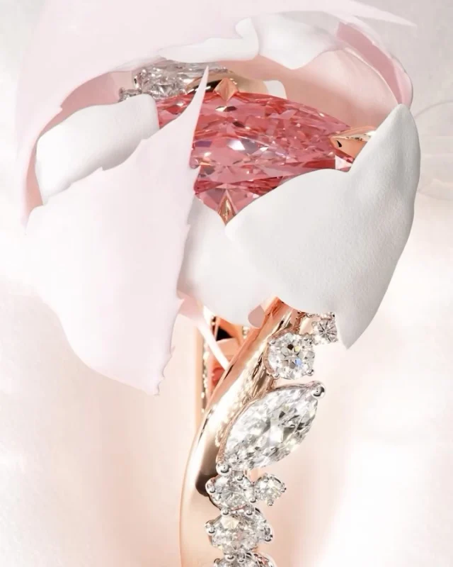 Featuring a bespoke Fancy Pink LGD Marquise X with an exquisite bespoke Bridal Engagement Ring.  @jannpaul

The White Series Marquise X diamond, fully revamped to enjoy more than double the brilliance, fire and scintillation compared to traditional Marquise diamonds. 

This Fancy LGD Pink is exquisitely created to display pure fancy pink hue, without brownish or orangey undertone, uniquely designed to be uniquely modern yet romantic. 

#Marquisediamond #marquiseX #Marquisering #Diamondring #diamonds #engagementrings #proposalring #bespokejewellery